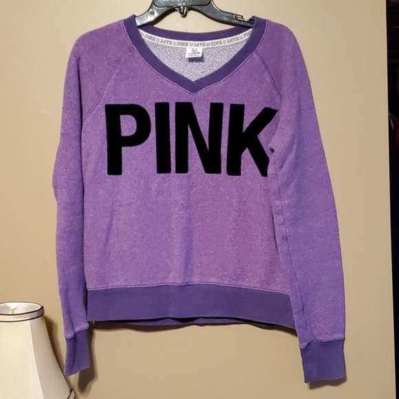 PINK Victoria's Secret Tops - Pink Victoria Secret Sweatshirt